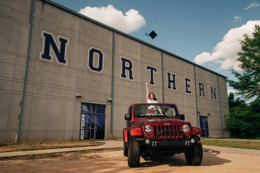 Greensboro Senior Photographer - Girl Jeep Session