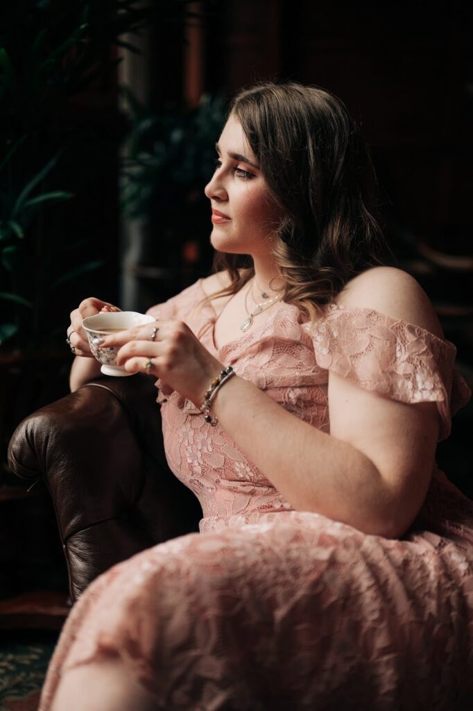 Greensboro Senior Photographer - Girl Tea Session